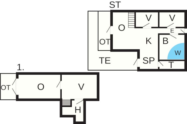 6 persoons vakantie huis in Skjern-By Traum - Plattegrond