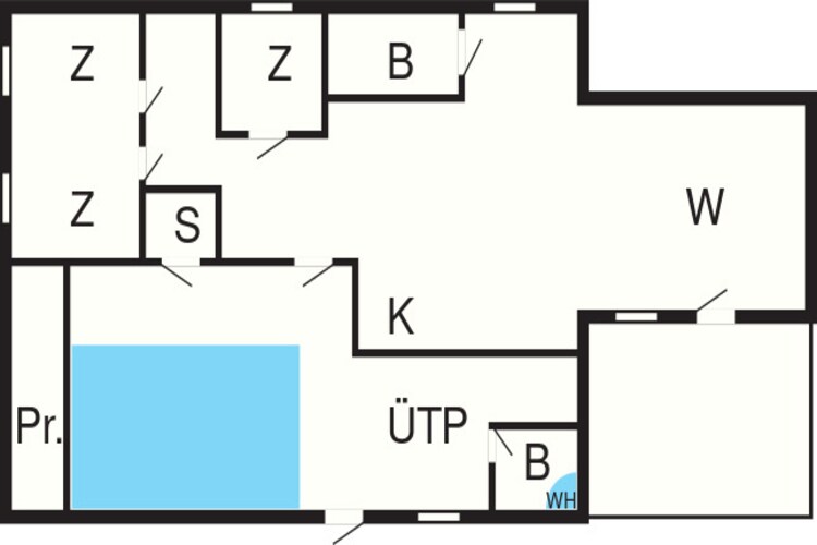 8 persoons vakantie huis in Rødby-By Traum-Plattegrond