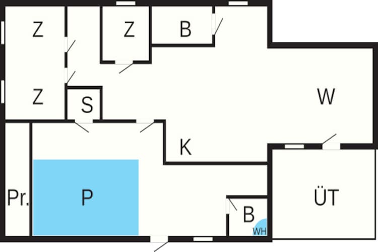 8 persoons vakantie huis in Rødby-By Traum-Plattegrond