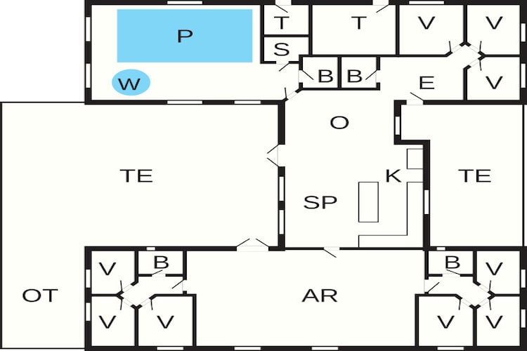 Luxe strand retraite -- By Traum Ferienwohnungen-Plattegrond