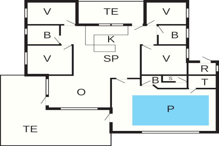 Maison de vacances pour 10 a Fjerritslev-By Traum - Plan