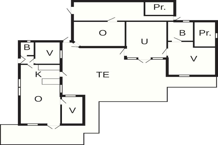 6 persoons vakantie huis in Knebel-By Traum-Plattegrond