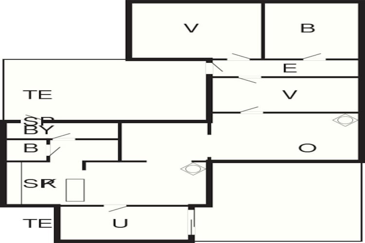 6 Personen Ferienhaus in Taastrup-By Traum-Grundriss