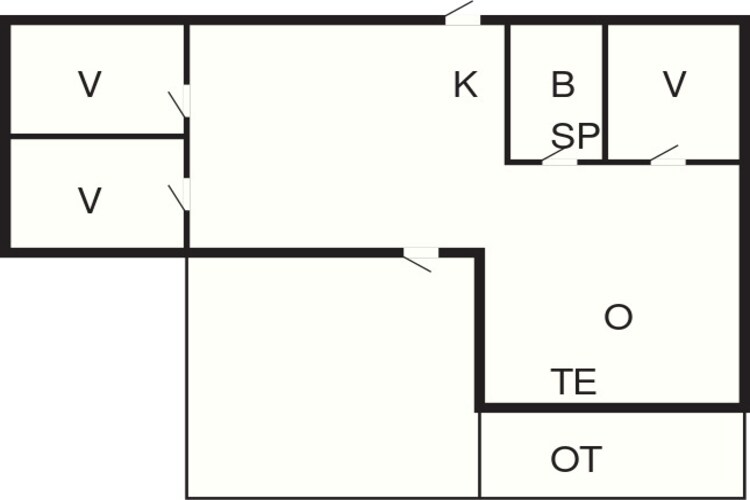 8 persoons vakantie huis in Rønde-By Traum-Plattegrond