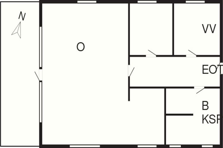 4 persoons vakantie huis in Hals-By Traum - Plattegrond