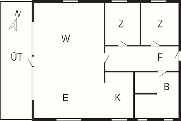 4 persoons vakantie huis in Hals-By Traum - Plattegrond