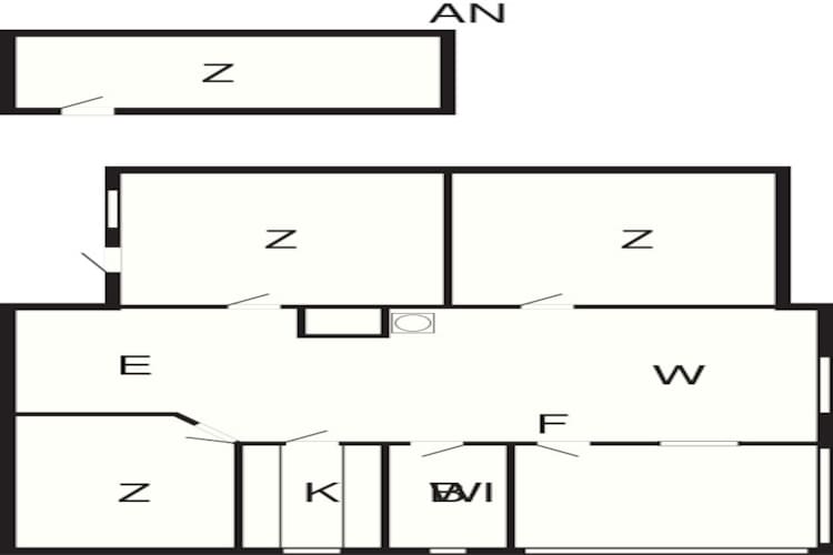 Maison de vacances pour 8 a ULRIKA-By Traum-Plan d'étage