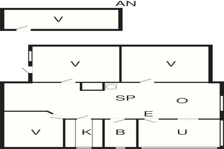 Maison de vacances pour 8 a ULRIKA-By Traum-Plan d'étage