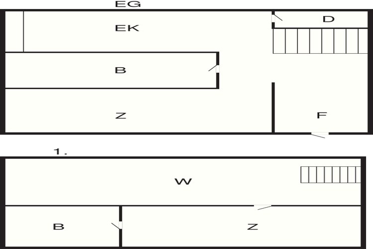 6 person holiday home in Højer-By Traum - Floor plan