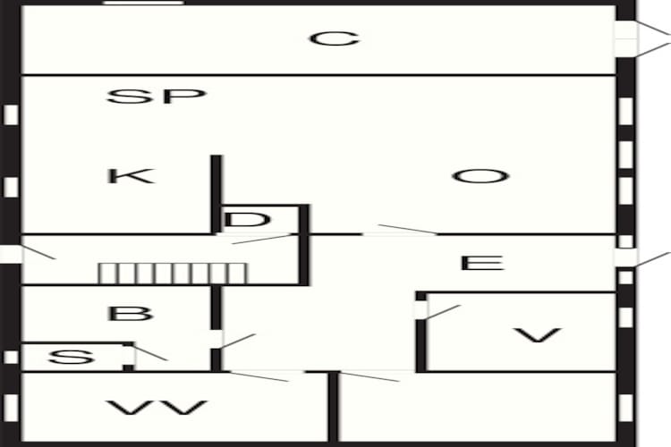 Maison de vacances pour 6 a Halsanaustan-By Traum-Plan d'étage