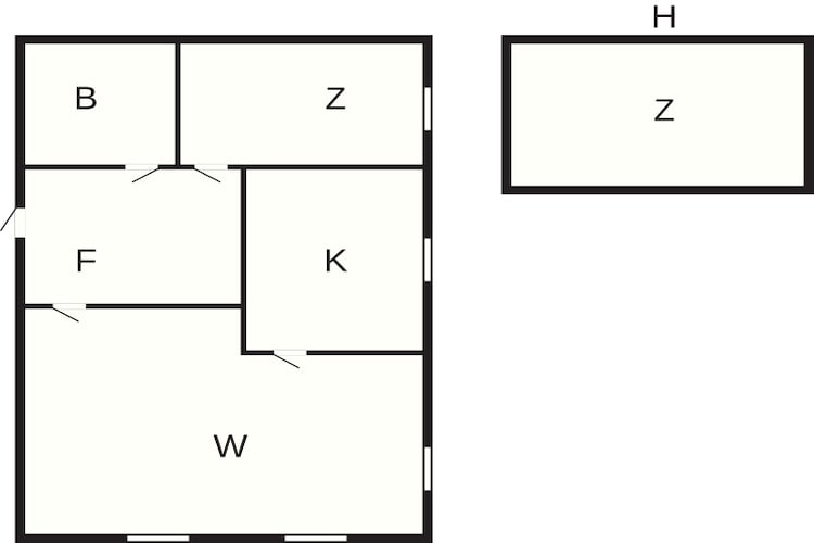 4 persoons vakantie huis in Bryggja-By Traum-Plattegrond