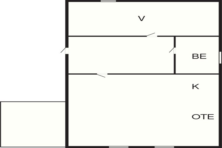 4 persoons vakantie huis in Bryggja-By Traum-Plattegrond
