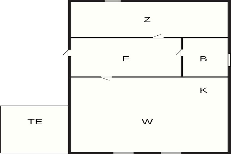 4 persoons vakantie huis in Bryggja-By Traum-Plattegrond