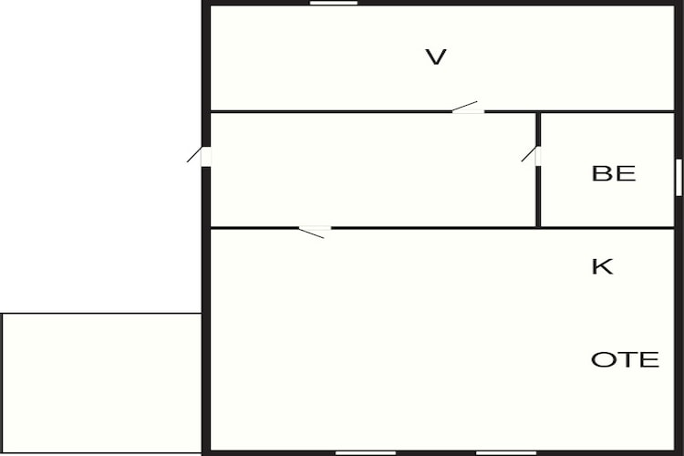 4 persoons vakantie huis in Bryggja-By Traum - Plattegrond