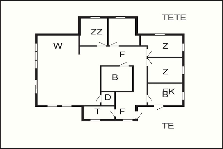 8 person holiday home in Korssund-By Traum-Floor plan