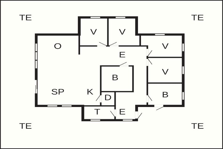 8 persoons vakantie huis in Korssund-By Traum-Plattegrond