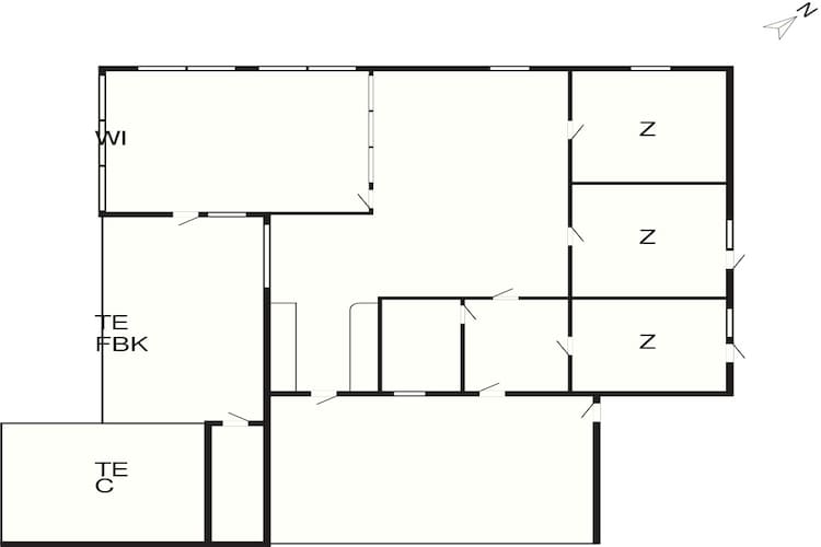 6 persoons vakantie huis in Hals-By Traum - Plattegrond