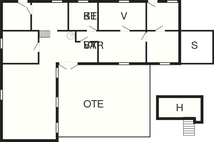 8 person holiday home in Vesløs-By Traum-Floor plan