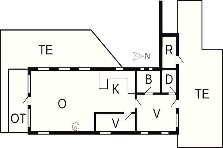 4 persoons vakantie huis in Læsø-By Traum-Plattegrond
