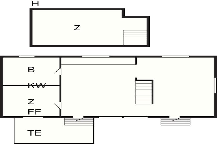 Maison de vacances pour 4 a ELLÖS-By Traum - Plan