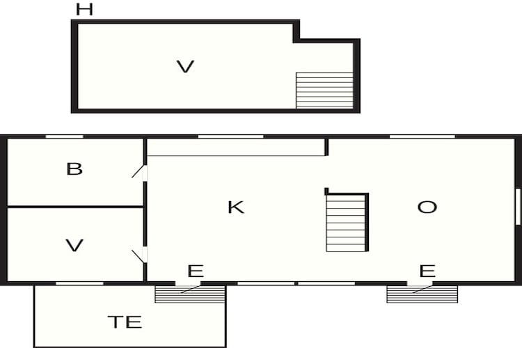 Maison de vacances pour 4 a ELLÖS-By Traum - Plan
