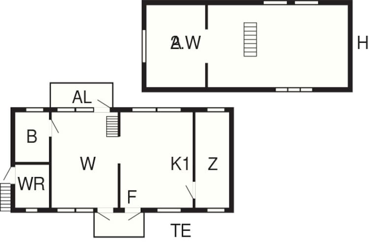 Maison de vacances pour 5 a ELLÖS-By Traum-Plan d'étage
