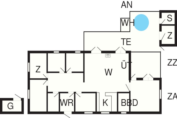 12 person holiday home in Ålbæk-By Traum-Floor plan