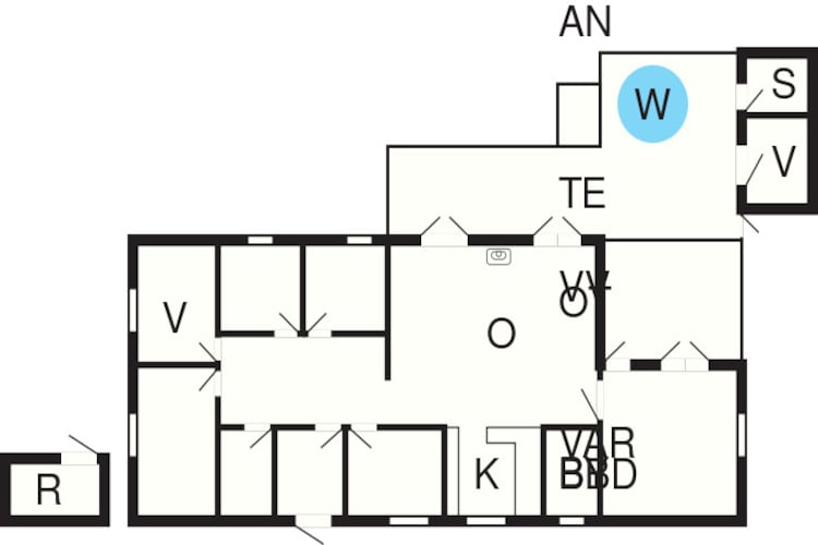 12 person holiday home in Ålbæk-By Traum-Floor plan