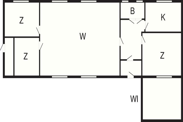 6 persoons vakantie huis in Ørsted-By Traum - Plattegrond