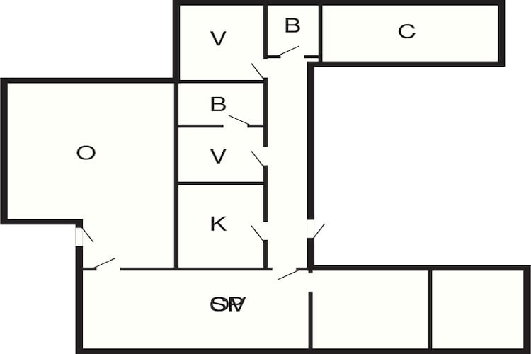 Ferienhaus für 6 Personen in Vejby - Grundriss