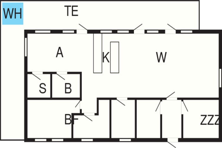 10 persoons vakantie huis in Væggerløse-By Traum-Plattegrond