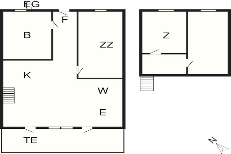 6 Personen Ferienhaus in Vestervig-By Traum - Grundriss