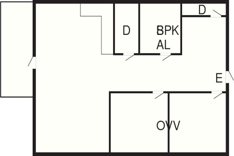 4 Personen Ferienhaus in Ljungbyhed-By Traum-Grundriss