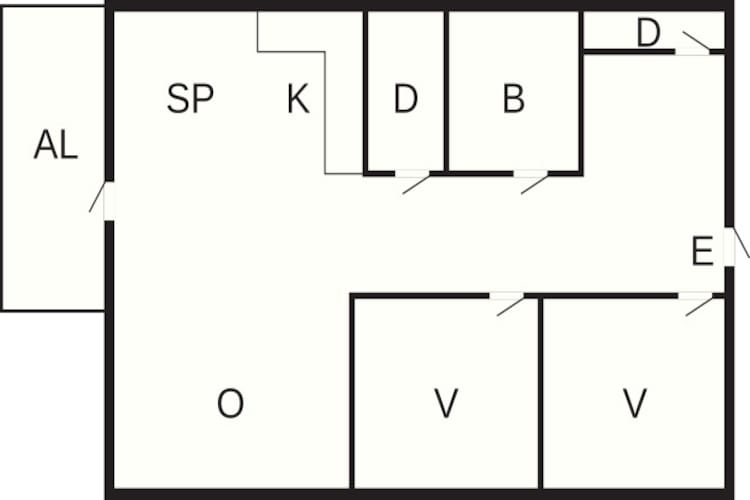 4 persoons vakantie huis in Ljungbyhed-By Traum-Plattegrond