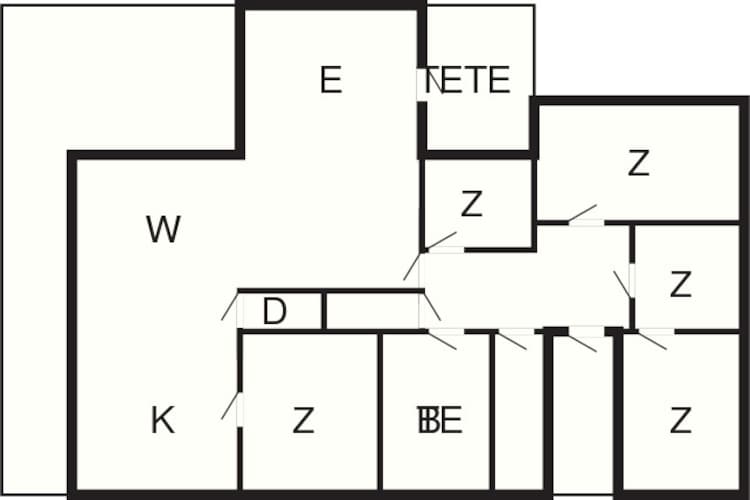 12 person holiday home in Skare-By Traum-Floor plan