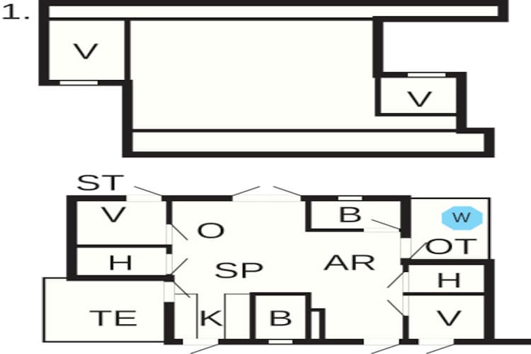 Luxe retraite nabij Lakolk -- By Traum Ferienwohnungen-Plattegrond
