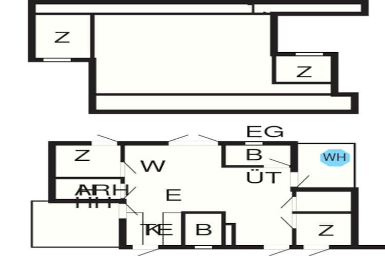 8 person holiday home in Rømø-Floor plan