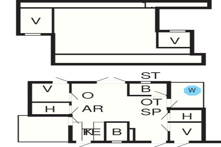 8 person holiday home in Rømø-Floor plan
