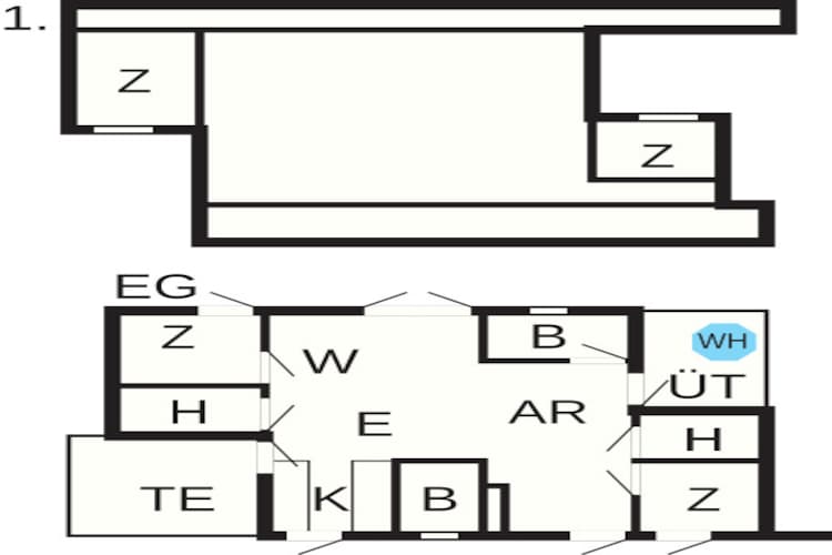 Luxe retraite nabij Lakolk -- By Traum Ferienwohnungen-Plattegrond