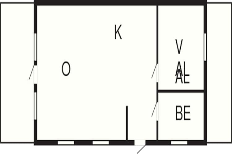 Maison de vacances pour 4 a LYCKEBY-By Traum - Plan