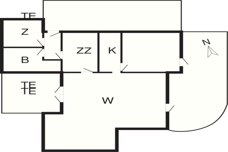 5 persoons vakantie huis in Thyholm-By Traum-Plattegrond