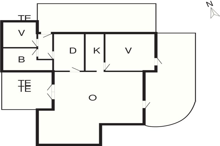 5 persoons vakantie huis in Thyholm-By Traum-Plattegrond