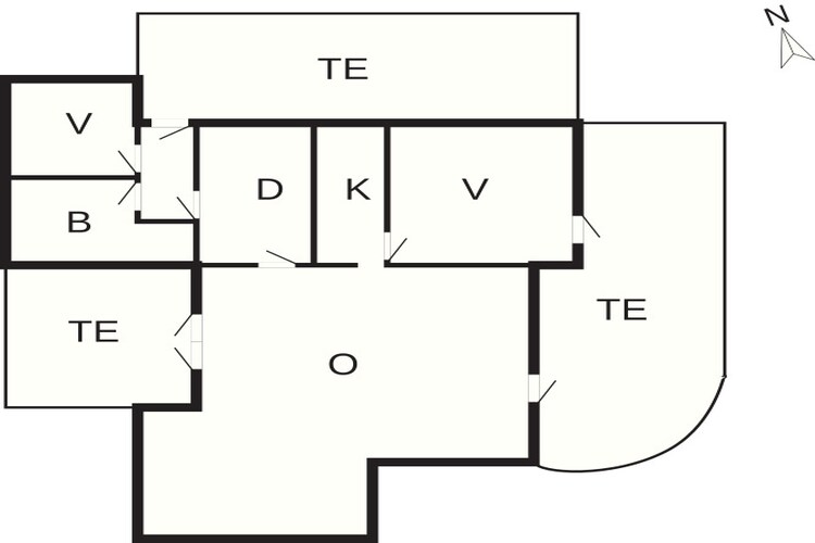 5 persoons vakantie huis in Thyholm-By Traum-Plattegrond