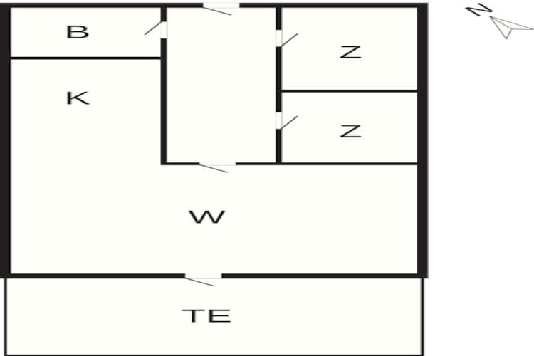 5 persoons vakantie huis in Nakskov-By Traum-Plattegrond