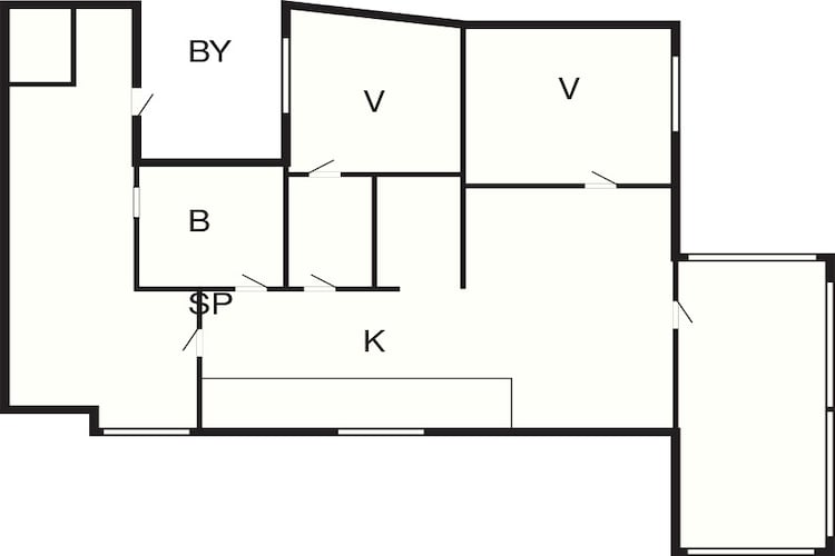 6 persoons vakantie huis in Dannemare - Plattegrond