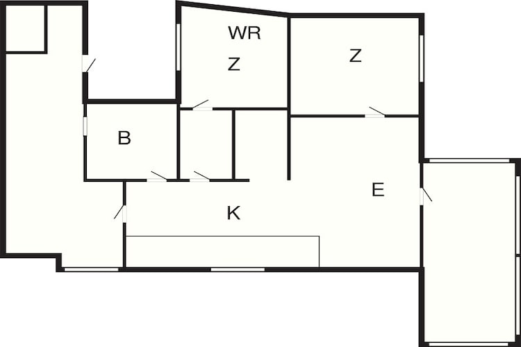 6 persoons vakantie huis in Dannemare - Plattegrond