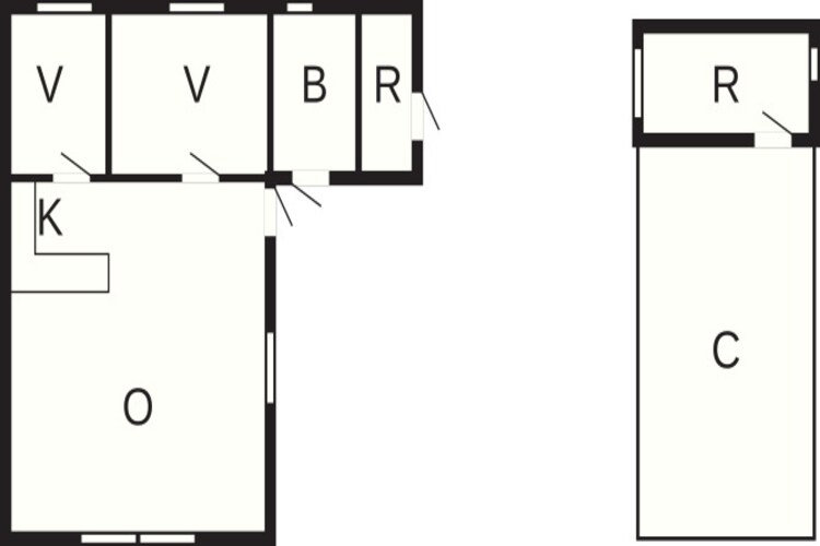 4 persoons vakantie huis in Løkken-By Traum-Plattegrond