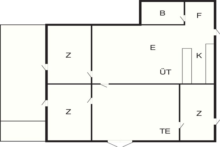 6 persoons vakantie huis in Gilleleje-By Traum-Plattegrond