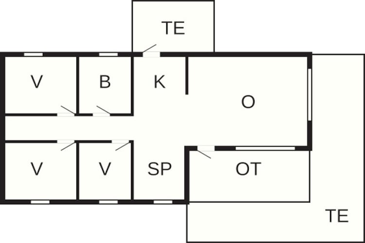 6 persoons vakantie huis in Hadsund-By Traum-Plattegrond
