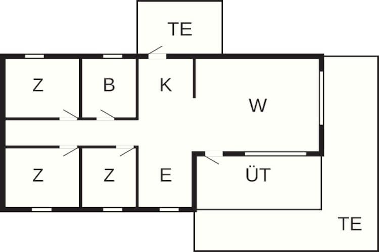 6 persoons vakantie huis in Hadsund-By Traum-Plattegrond